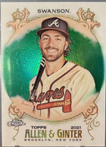 Dansby Swanson [Green Refractor] #112