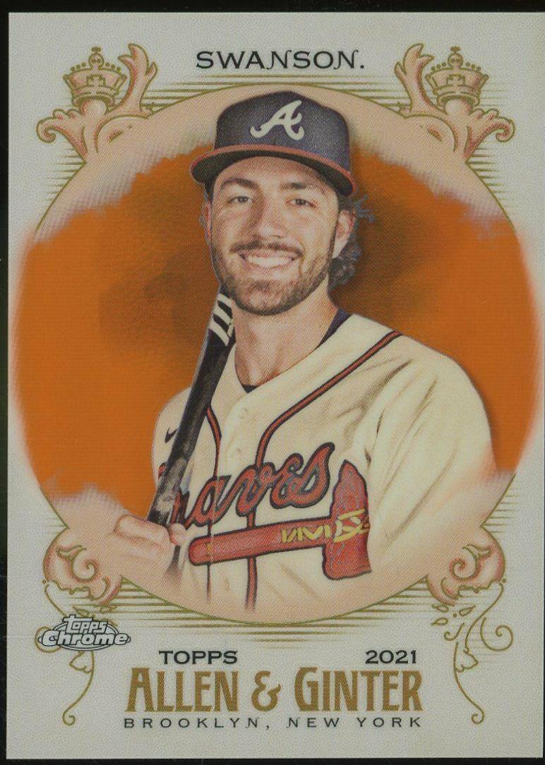 Dansby Swanson [Orange Refractor] #112