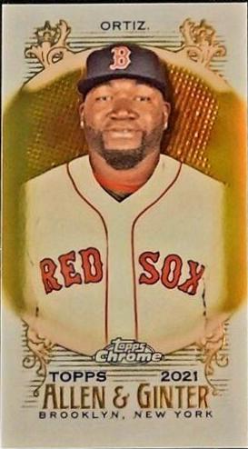 David Ortiz [Mini Gold Refractor] #19