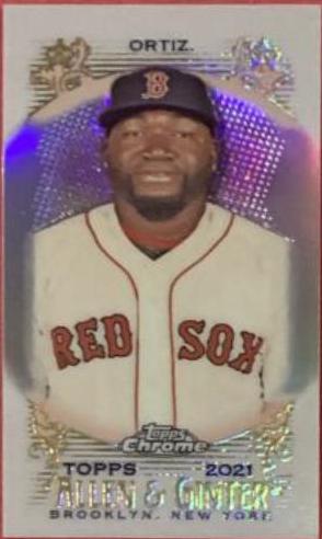 David Ortiz [Mini Orange Refractor] #19