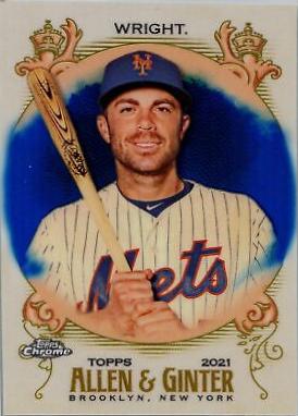 David Wright [Blue Refractor] #34