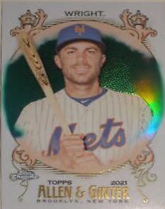 David Wright [Green Refractor] #34
