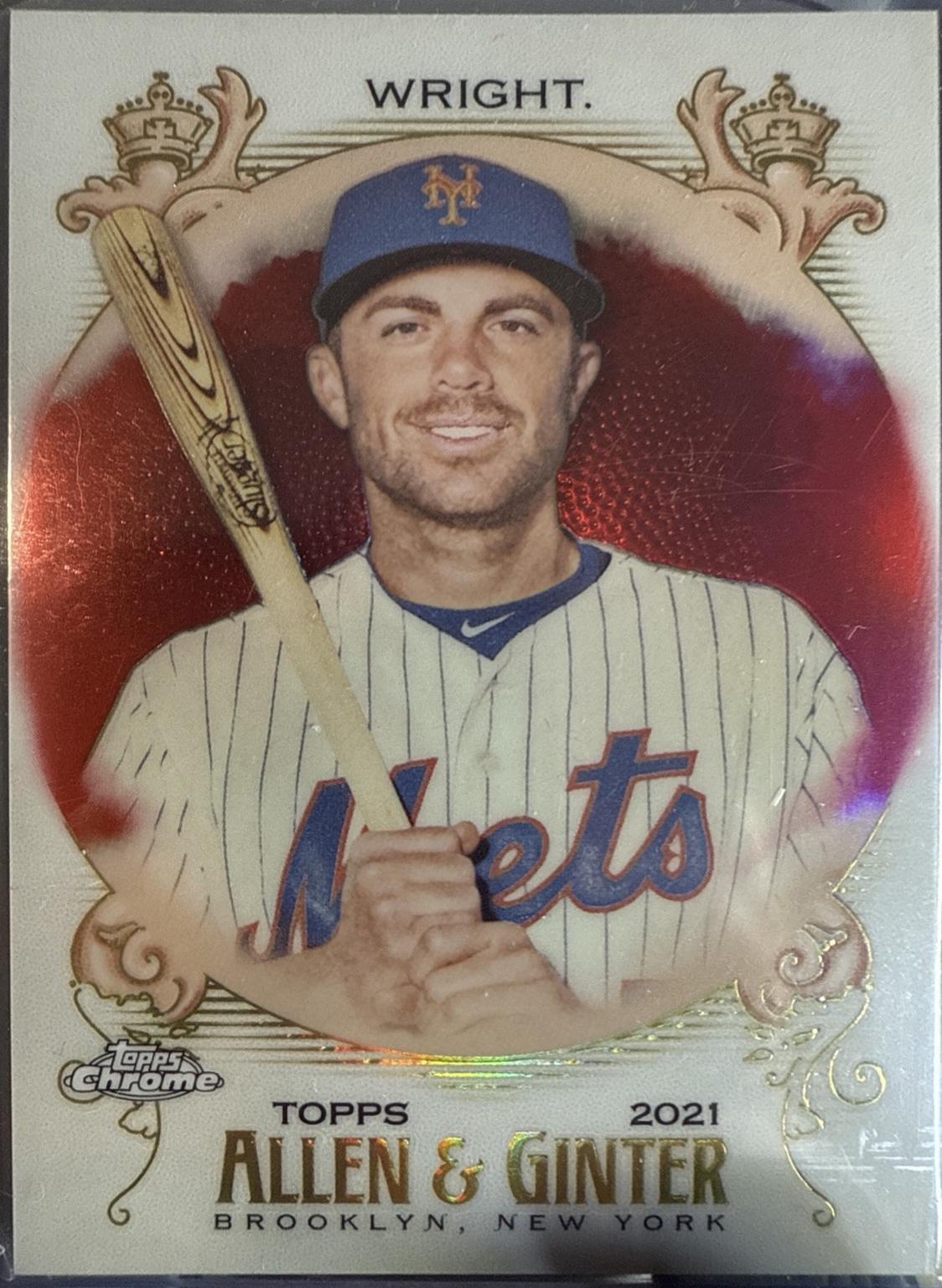 David Wright [Mini Red Refractor] #34