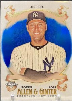 Derek Jeter [Blue Refractor] #133