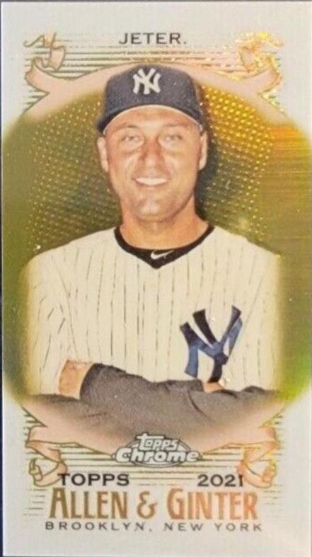 Derek Jeter [Mini Gold Refractor] #133