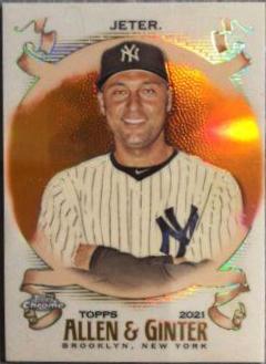 Derek Jeter [Orange Refractor] #133