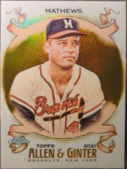 Eddie Mathews [Gold Refractor] #93