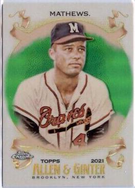 Eddie Mathews [Green Refractor] #93