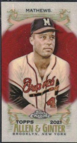 Eddie Mathews [Mini Red Refractor] #93