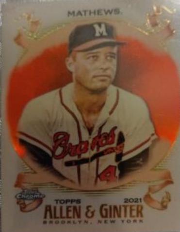 Eddie Mathews [Orange Refractor] #93