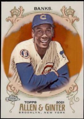 Ernie Banks [Orange Refractor] #33