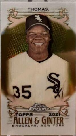 Frank Thomas [Mini Gold Refractor] #127