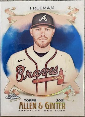 Freddie Freeman [Blue Refractor] #68