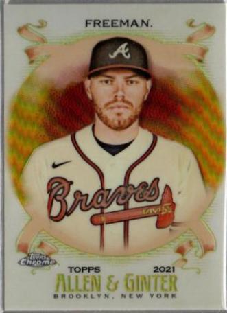 Freddie Freeman [Gold Refractor] #68