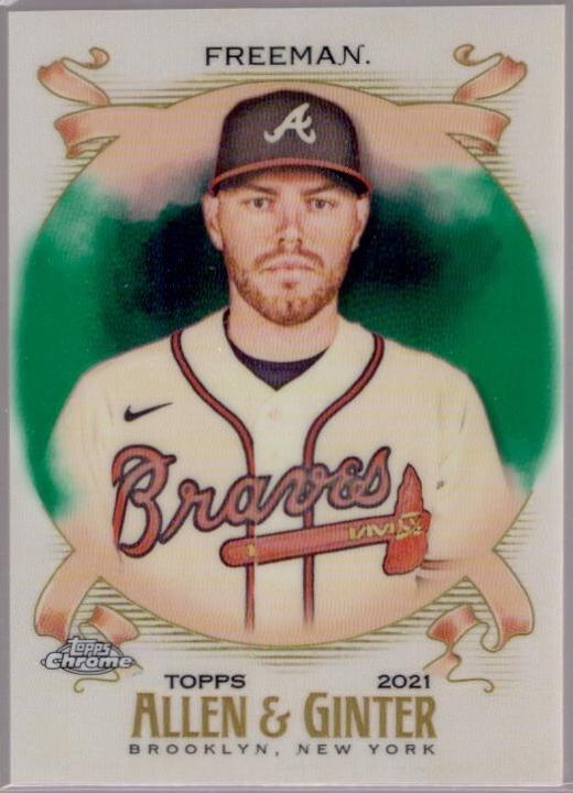 Freddie Freeman [Green Refractor] #68
