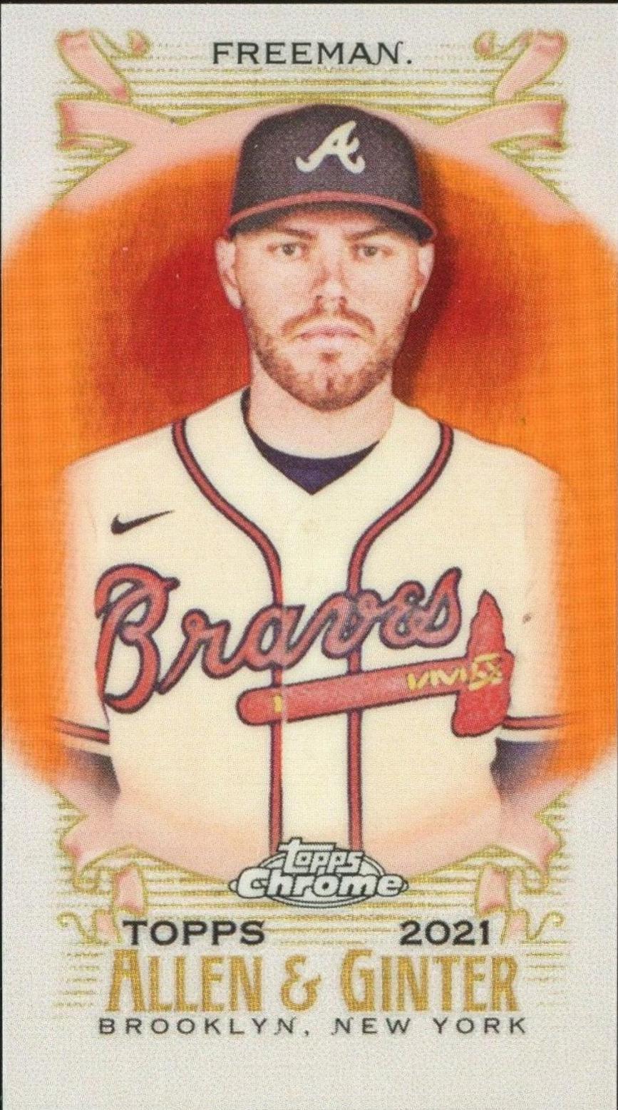 Freddie Freeman [Mini Orange Refractor] #68