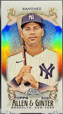 Gary Sanchez [Mini Orange Refractor] #186