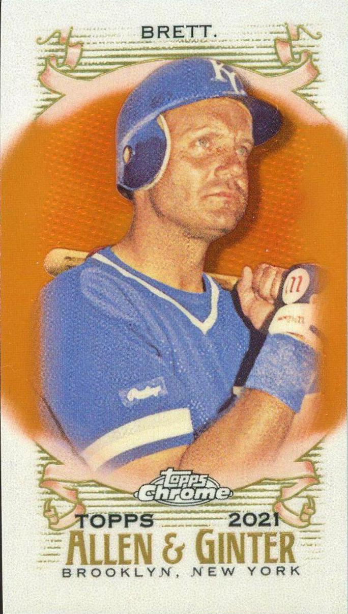 George Brett [Mini Orange Refractor] #147