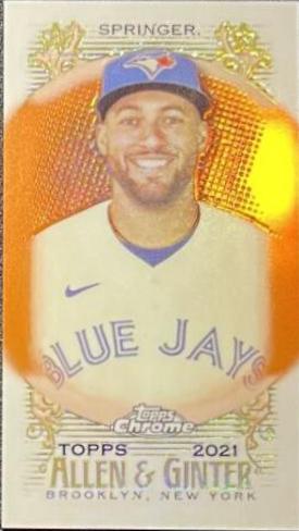 George Springer [Mini Orange Refractor] #188