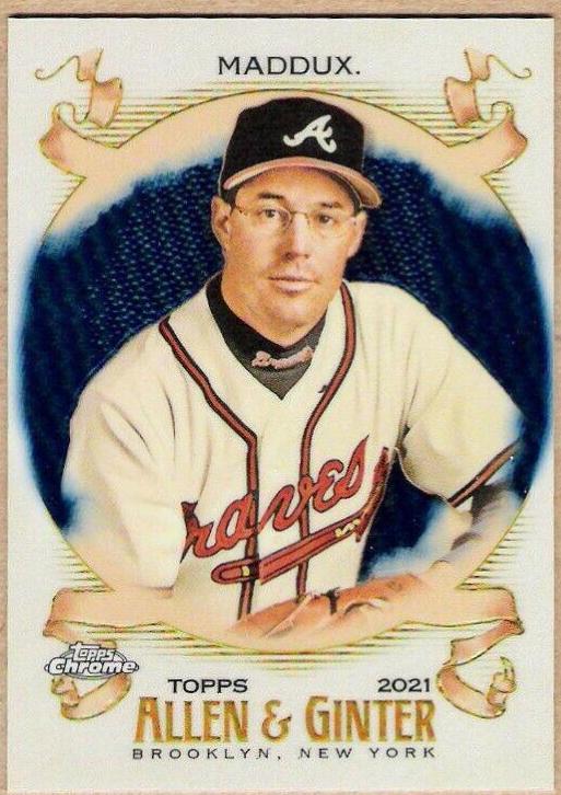 Greg Maddux [Blue Refractor] #7