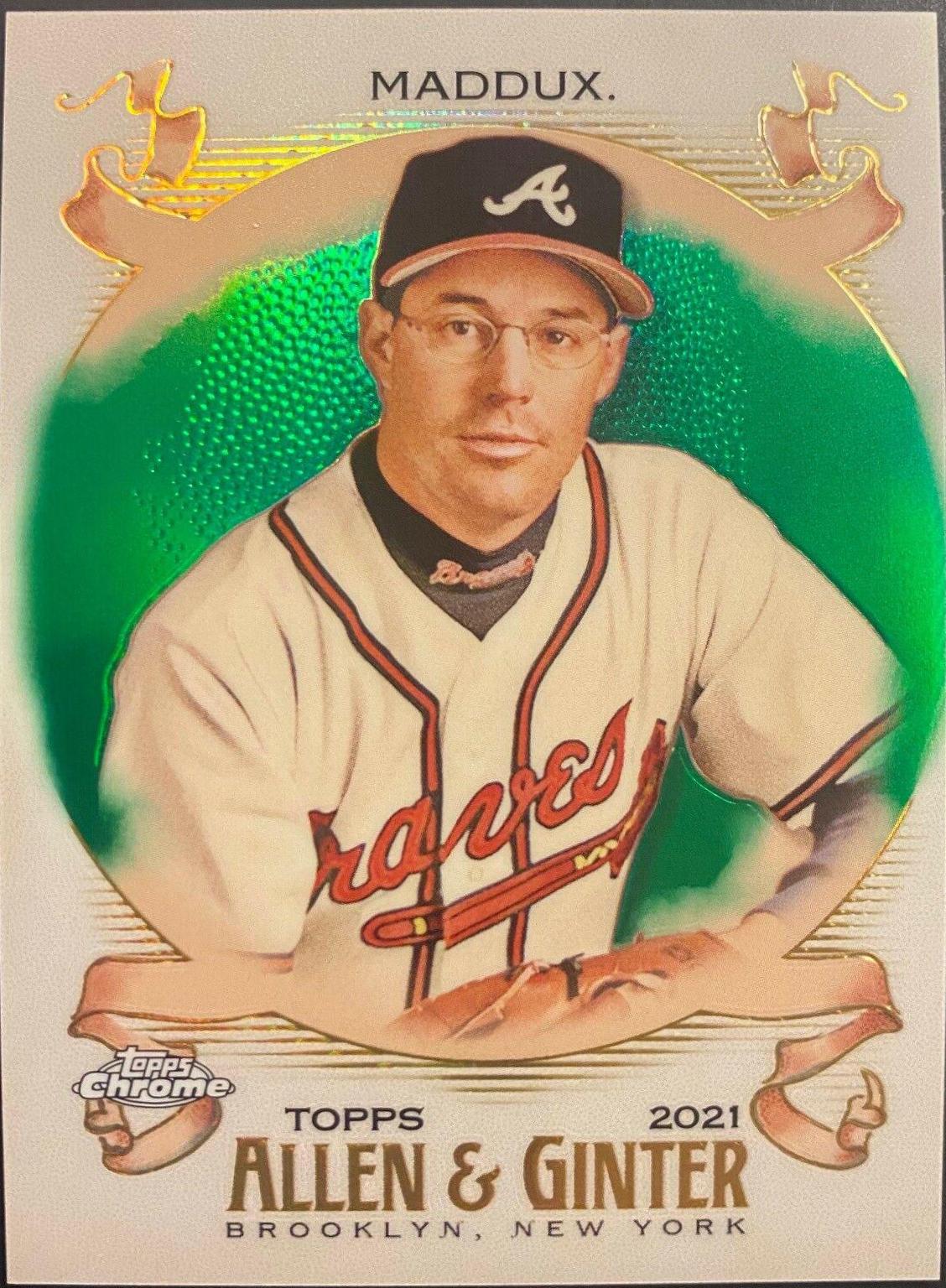 Greg Maddux [Green Refractor] #7
