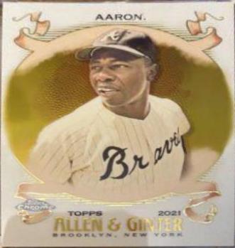 Hank Aaron [Gold Refractor] #1