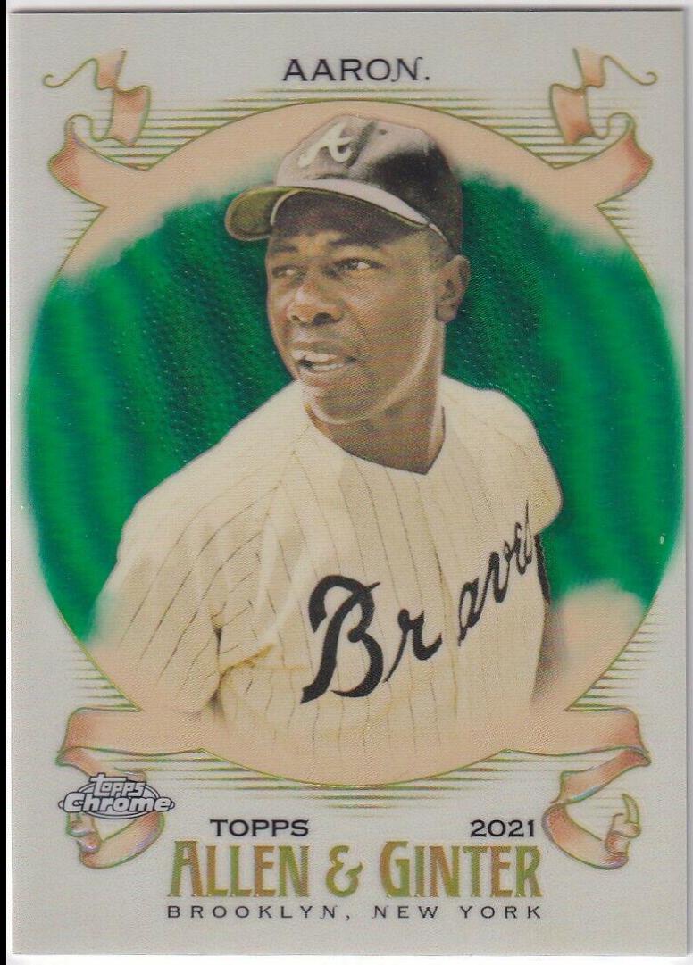 Hank Aaron [Green Refractor] #1