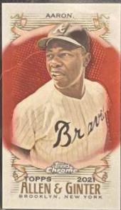 Hank Aaron [Mini Red Refractor] #1