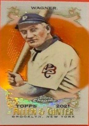 Honus Wagner [Mini Orange Refractor] #106