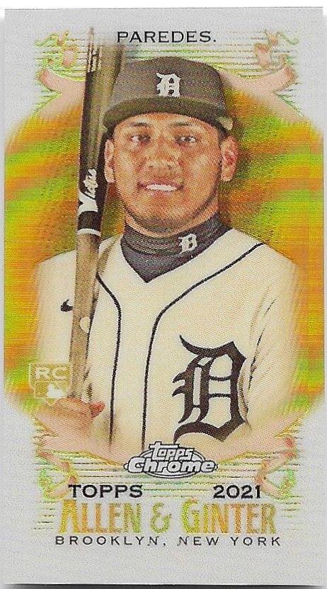 Isaac Paredes [Mini Gold Refractor] #254