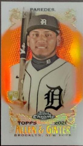 Isaac Paredes [Mini Orange Refractor] #254