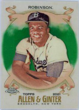 Jackie Robinson [Green Refractor] #36