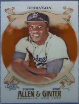 Jackie Robinson [Orange Refractor] #36