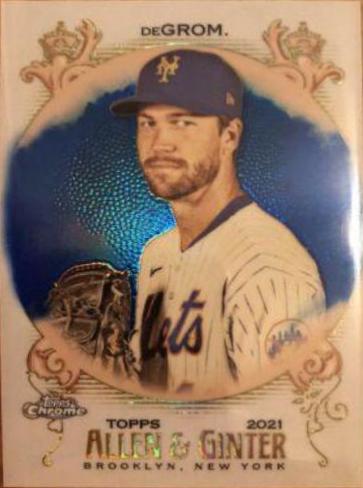 Jacob deGrom [Blue Refractor] #90