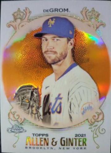 Jacob deGrom [Orange Refractor] #90