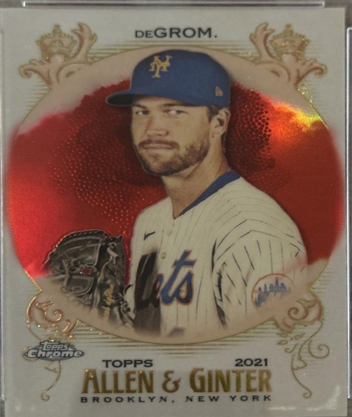 Jacob deGrom [Red Refractor] #90