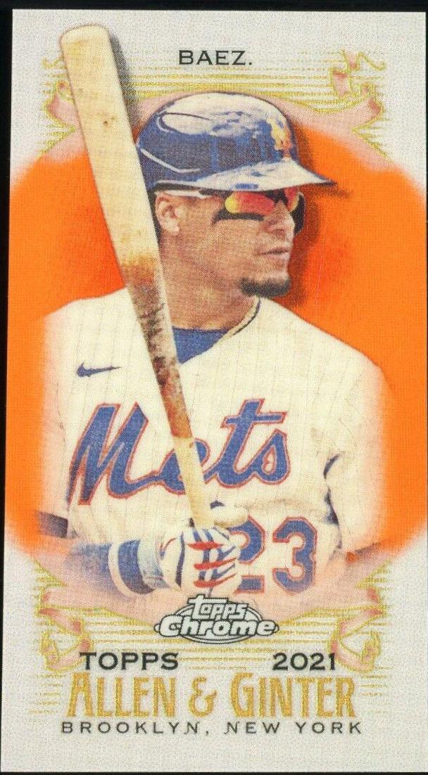 Javier Baez [Mini Orange Refractor] #65
