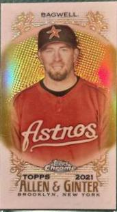 Jeff Bagwell [Mini Gold Refractor] #20