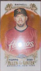 Jeff Bagwell [Mini Orange Refractor] #20