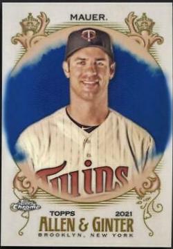 Joe Mauer [Blue Refractor] #132