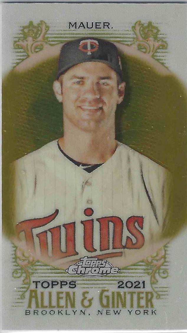 Joe Mauer [Gold Refractor] #132
