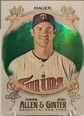 Joe Mauer [Green Refractor] #132