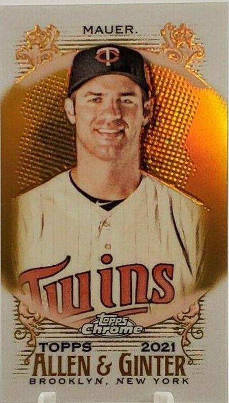 Joe Mauer [Mini Gold Refractor] #132