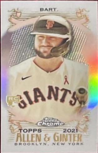 Joey Bart [Mini Orange Refractor] #95