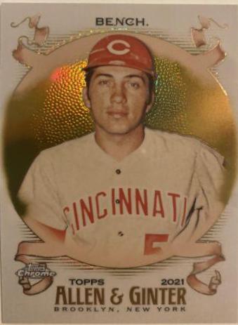 Johnny Bench [Gold Refractor] #73