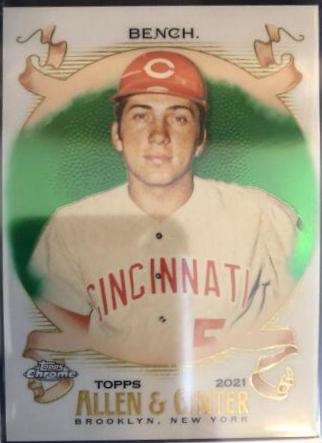 Johnny Bench [Green Refractor] #73