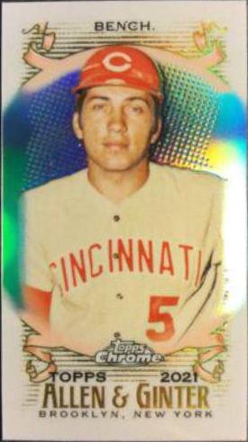 Johnny Bench [Mini Red Refractor] #73