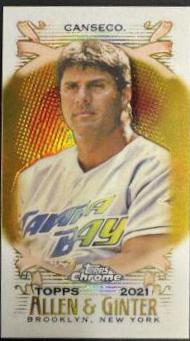 Jose Canseco [Mini Gold Refractor] #64