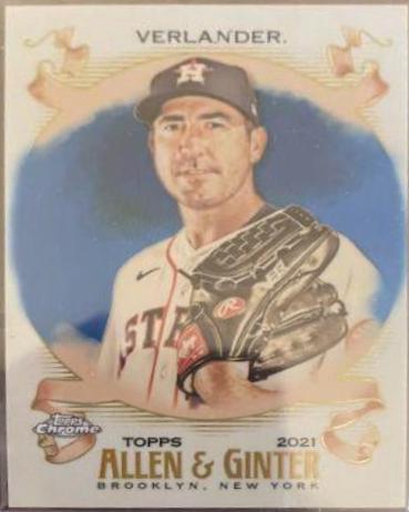 Justin Verlander [Blue Refractor] #82