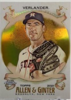 Justin Verlander [Gold Refractor] #82